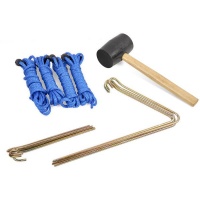 Varideals Standard Deluxe Tool Kit for 1m to 4.5m Gazebo with Ropes Pegs & Mallet Photo