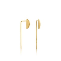 Ania Haie Geometry Solid Drop Earrings - Gold Photo
