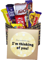 The Biltong Girl I'm thinking about you - Chocolate Gift Box Photo