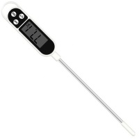 Stainless Steel Digital Cooking Thermometer - White Photo