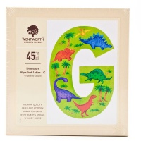 Wentworth Wooden Puzzle - Dinosaurs Alphabet Letter - G Shaped Photo