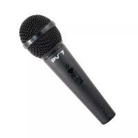 Peavey PV 7 microphone handheld cardoid with xlr male - xlr female cable Photo