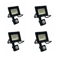 4 Pack - 10w Motion Sensor LED Floodlight Photo