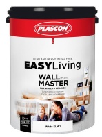 Plascon Easy Living Matt White Interior Paint - 5L Photo