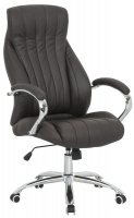 The Office Chair Corp Affinity Black High Back PU Leather Chair With Padded Arms Photo