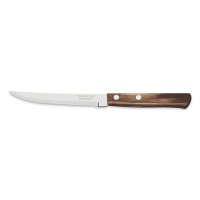 Tramontina Dishwasher Safe 5" Steak Knife with Red Wooden Handle Photo