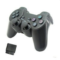 Techme 2.4GHz Wireless Twin Vibration Analogue Controller for PS2 P1 PSX Photo