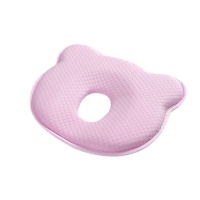 3D Memory Foam Baby Head Shaping Pillow for Newborn Infant - Pink Photo