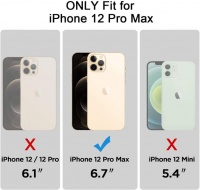 Digitronics Hybrid Shockproof Case for iPhone 12 Pro Max - Rose Gold Photo