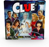 Hasbro Clue Game; Incudes The Ghost Of Mrs. White; Compatible With Alexa Photo