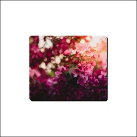 Mouse Pad - Dark Pink Flowers Photo