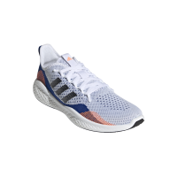 adidas Men's Fluidflow 2.0 Running Shoes - White/Black/Royal Blue Photo
