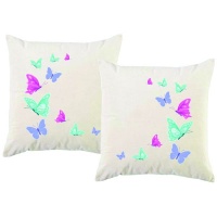 PepperSt – Scatter Cushion Cover Set – Butterflies Photo