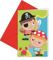 Generic Pirate Treasure Hunt Invitations & Envelopes Photo