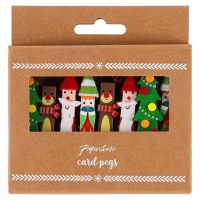 AK Character Card Pegs Christmas Decorations Photo