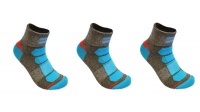 Undeez Epic Grey Melange Sport Socks 3 Pack Photo