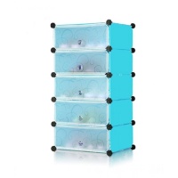 DIY Storage Plastic Shoe Cabinet Photo
