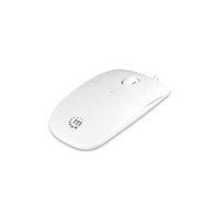 Manhattan Silhouette Optical Mouse USB Three Buttons with Scroll Wheel 1000 dpi - White Photo