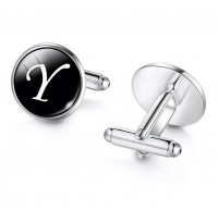 OTC Personalised Alphabet Initial Letter Cufflinks - Letter Y Photo