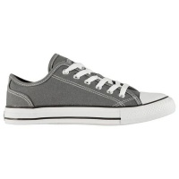 SoulCal Ladies Low Canvas Shoes - Charcoal [Parallel Import] Photo