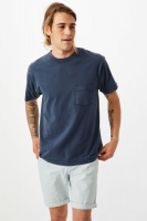 Cotton On Men's Washed chino short - pigment light blue Photo