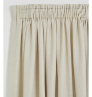 P Curtains A Taped Cream Lux Curtains Photo