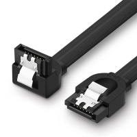 UGreen 90° SATA 3 45cm Data Cable-Black Photo