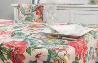GNL Good Night Linen GNL - Galantus Flower Woven Table Cloth Photo