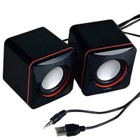 Tuff Luv TUFF-LUV X1 USB Powered Mini Compact Stereo Speakers 3.5mm Audio Input Photo