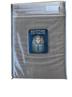 Cottonbox 300 TC Egyptian Cotton Duvet Cover Set-Taupe Photo