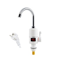 DH - Instant Electric Heating Water Faucet - White Photo