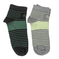 Woodland Men's Casual Socks - Double Pack - 2 Tone Colours Photo