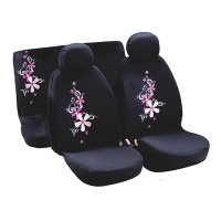 Auto Gear AutoGear - 6 pieces Seat Cover Set - Bouquet Design Photo