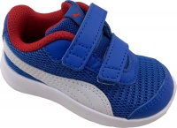 Puma Blue/White Velcro Sneaker Infants Photo