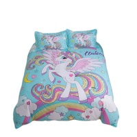 Kidsrock Angel 3D Fresh Watercolor Unicorn Bedding Photo