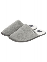 Tokyo Laundry - Mens Knightly Mule Slippers with Faux Fur Lining in Grey [Parallel Import] Photo