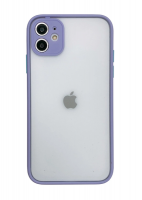 Rappid Shockproof Hybrid Translucent Case Cover for iPhone 12 Mini - Purple Photo