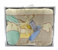 Mothers Choice Baby Blanket - Beige House Photo