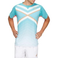 ASICS Men's GPX Short Sleeve Tennis T-Shirt - Light Blue Photo