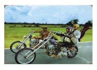 DeBlequy Aankopen - American Chopper Motorbike - Retro Vintage Metal Wall Plate Photo