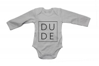 BuyAbility Dude - Square - Long Sleeve - Baby Grow Photo