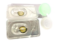Green Contact Lenses with Case Photo