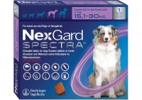 Nexgard Spectra Chewable Tablets for Dogs 15.1-30.0KG - 1 Tablet Photo