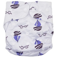 Fancypants All-In-One Cloth Nappy - Yacht Photo
