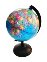Political Globe with Stand - World Map Photo
