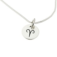 Aries Star Sign Necklace 10mm Photo