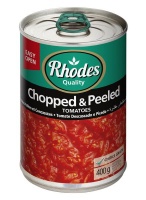 Rhodes - Tomato Chopped Peeled 12x400g Photo