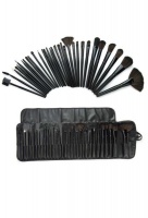 Lilhe 32 Pieces Makeup Brush Set with a Pouch- Black Photo