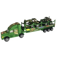 Military Toy Truck Carrier with 2 Military Cars - Toys for Boys Photo