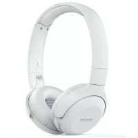 Philips On-Ear Wireless Headphones With Mic - White Photo